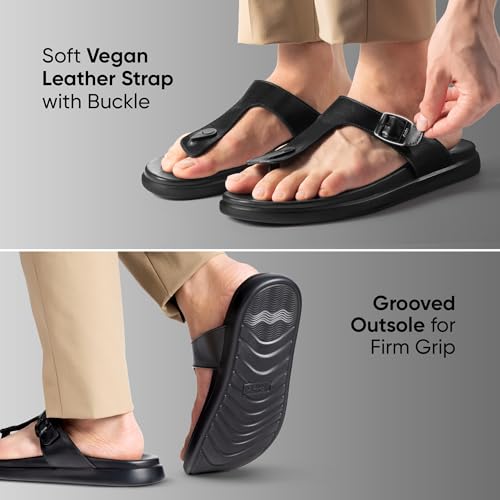 Image of Frido Cloud Comfort Sandal For Men | Soft Ortho Care Arch Support for Pain Relief, Anti-Skid Sole Diabetic & Orthopaedic Footwear With Bounce Back Cushion for All-Day Comfort