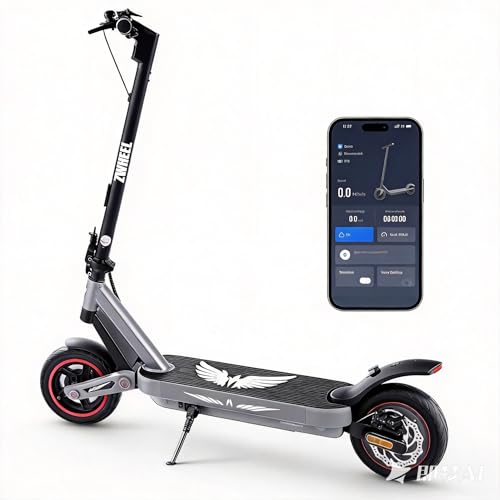 Image of Electric Scooter Adults,1200 /1600W Motor, 30 /34 MPH Top Speed & 30 /40 Miles Range, 48V 18 /21AH Big Battery, 10 /11 inch Off-Road Tire Folding E Scooter with Seat, Dual Braking System, Double Suspension