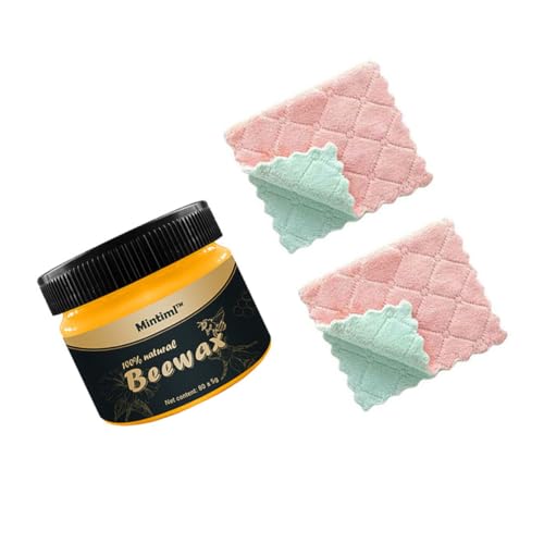 MAGICLULU 1stk Bienenwachs Holzpflege Set