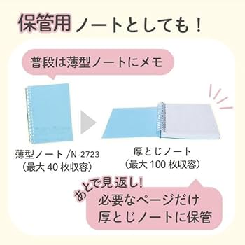 Amazon | リヒトラブ オープンリングノート 厚とじタイプ A6 17