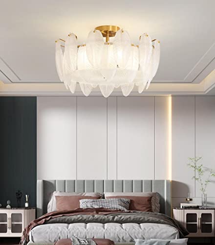 Feder Tischlampe Feder Lampe,Feder Nachttischlampe Federlampe,Postmoderner...