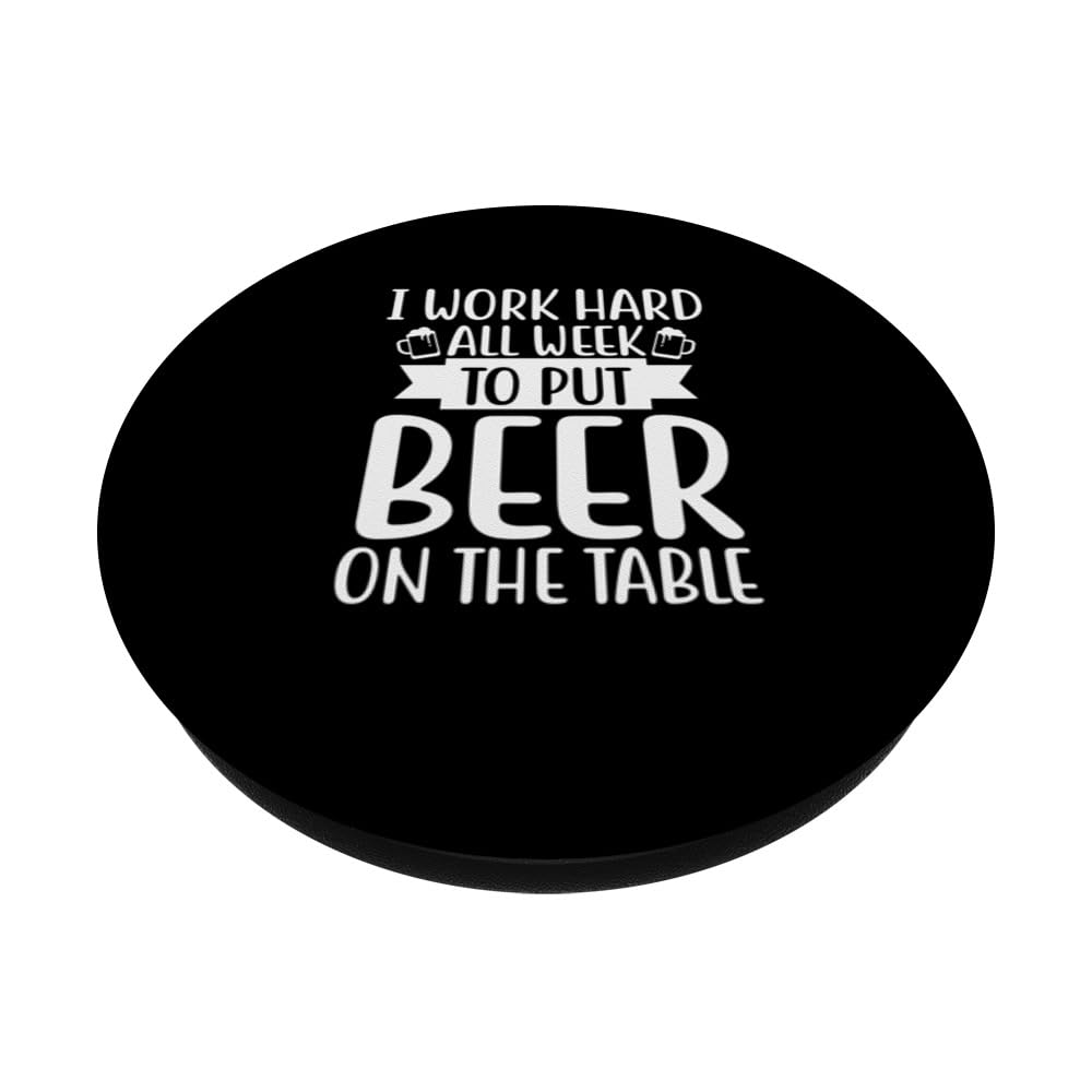 PopSocket Para Móvil Con Diseño 'Don't Worry Beer Happy' - Para Amantes De La Cerveza, Adhesivo Intercambiable