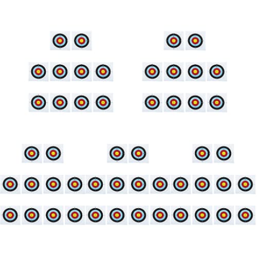 50 piezas de papel para dardos de disparo, papel al aire libre, suministros de práctica, tiro con arco Cover