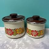 レトロ ホーローキャニスター サンコーウェア ハイデックス 2コセット