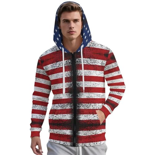 Dominican Flag 2025 Full-Zip Hoodie Unisex Casual Long-Sleeve Sweatshirt2