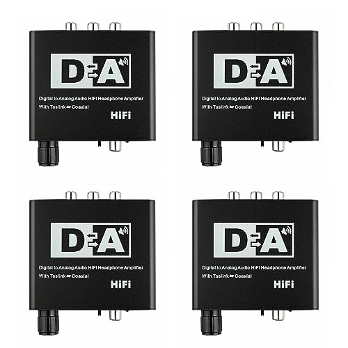 Convertidor de audio de alta fidelidad 192 KHz que elimina el ruido en salidas Spdif y analógicas