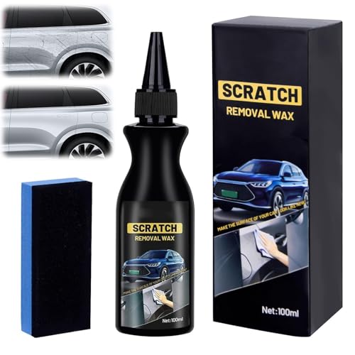 Kratzer Entferner Auto, Autolack Reparatur Polieren Paste, Schneller Kratzerentferner Paste mit Anti-Kratzer Schutz, Entfernt Kratzer Effektiv, für Auto Verschiedene Oberflächen