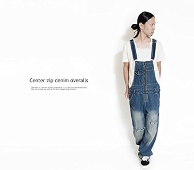 Amazon | (HUGE_double) OPEN ARMS センター ZIP デニム
