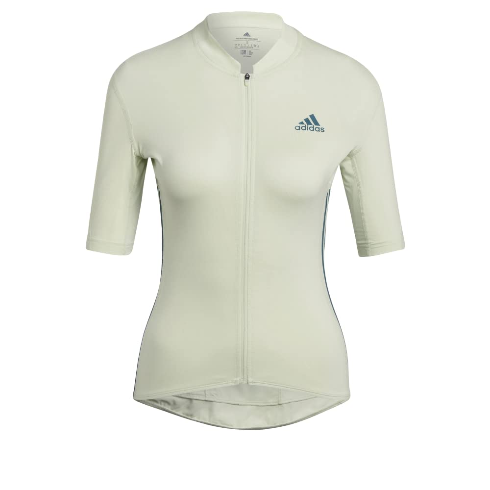adidas The Short Sleeve Cycling Jersey Women's, Green, Size M