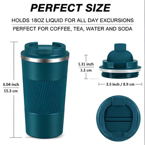 Image of Travel Coffee Mug 510ml (Teal)