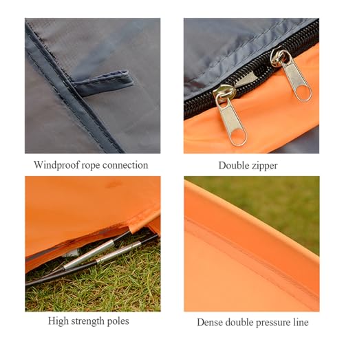 Carpa portátil plegable para camping, sombra para 2 personas miniatura 5