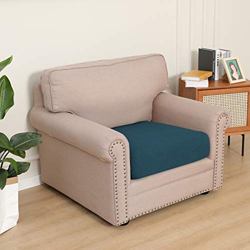 Image of Easy-Going Stretch 1 Piece Chair Couch Cushion Cover for Sofa | Sofa Cushion Furniture Protector Sofa Seat sofa slipcover Washable sofa cover soft with Elastic Bottom Deep Teal