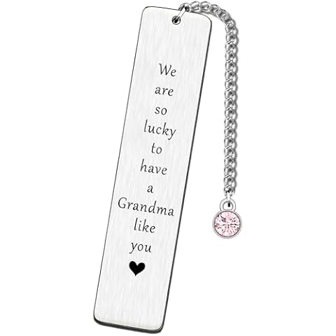 TTOVEN Grandma Bookmark - Meaningful Gift Cover