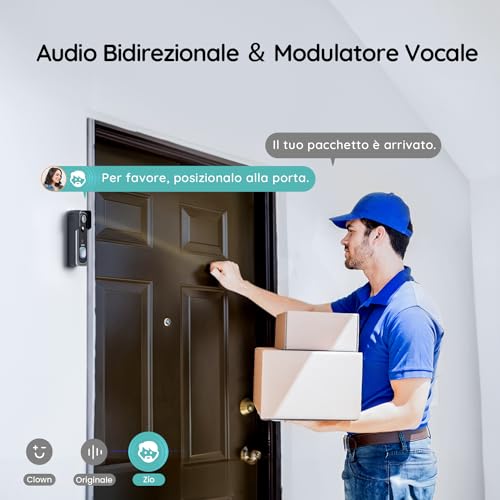 Boifun videocitofono 2K (J1)