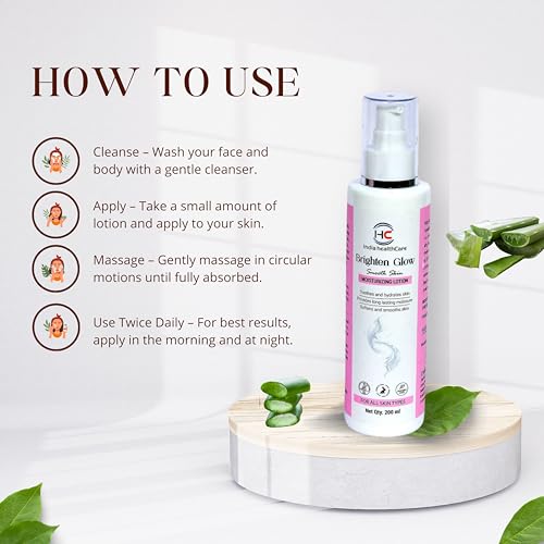 Image of Brighten Glow Smooth Skin Moisturising Cream for Daily Use | Softens Rough and Dry Skin | Improves Skin Elasticity | Hydrating and Protective Blend | Suitable for All Skin Types| With Essential Ceramides , Oatmral Extract , Apricot Oil & Almond Oil I 48 Hour Long-Lasting Moisturizer I