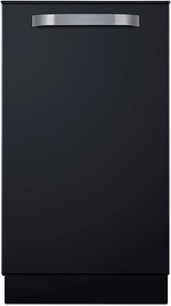 Summit DW184BADA 18" Wide Built-In Dishwasher, ADA Compliant, Energy Star Certified, Top Touch Panel, Removable Cutlery Basket White