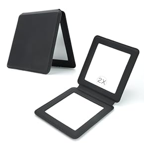 額縁付き 鏡❤︎メイク　ミラー　鏡台　ブラック 鏡 - Amazon.co.jp