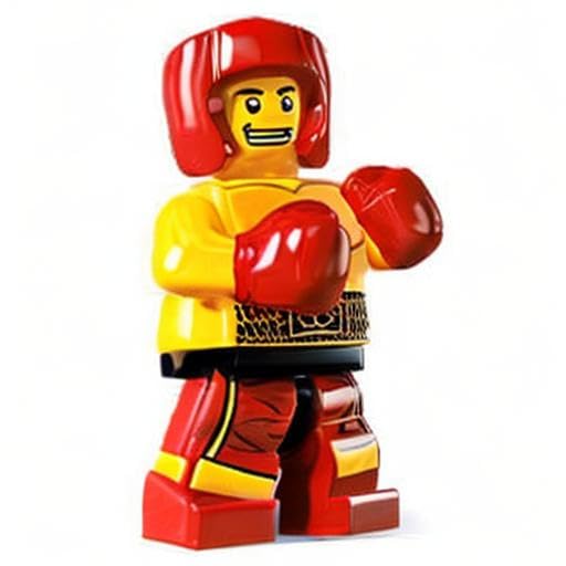 LEGO Series 5 Mini Figure Boxer - Image 2