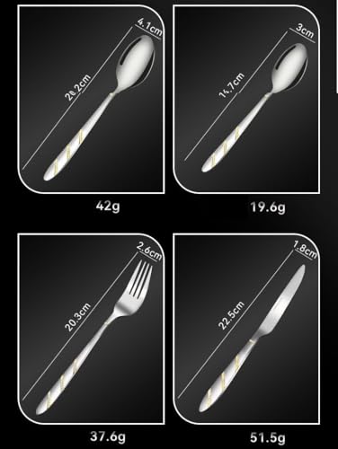 Set Cubiertos Cocina 24 Piezas Acero Inox miniatura 2