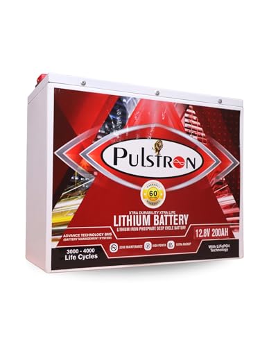 Image of Litor-200X 12Volt 200AH Lithium Ferro Phosphate Inverter Battery, Solar Compatible, Back Up More Than 350AH Lead Acid Battery, Long Life Up to 20 Years, Work with Any Normal Inverter, 5 Years Warranty