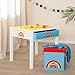roba Play-Doh Creative Craft Table for Kids - All-in-One Art Station with Storage, Play-Doh Sets, Wooden Tools & 3D Silicone Mat, Ages 3+