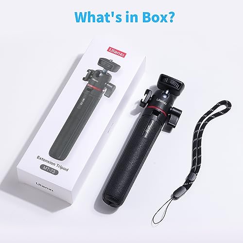 Image of ULANZI MT-73 Extension Pole Tripod, Mini Selfie Stick Tripod Stand Handle Grip for Webcam Canon G7X Mark III Sony ZV-1 RX100 VII A6400 A6600 Cameras Vlogging
