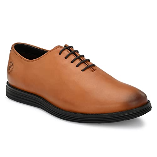 Image of Legwork Men's Leather Wholecut Oxford 2.0 Shoes for Men and Boys