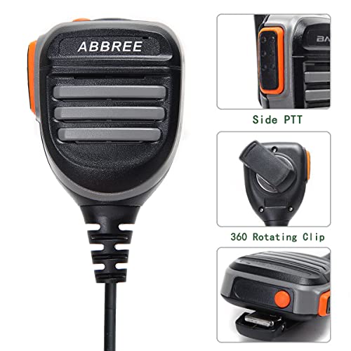 Gmrs Radio Handheld 5W Radio Baofeng Gmrs-9R Rechargeable Two Way Radio For Adults,Waterproof Ip67,Noaa Scanning&Receiving With Extra Tactical Antenna,2800Mah Battery,Speaker Mic #TOP6