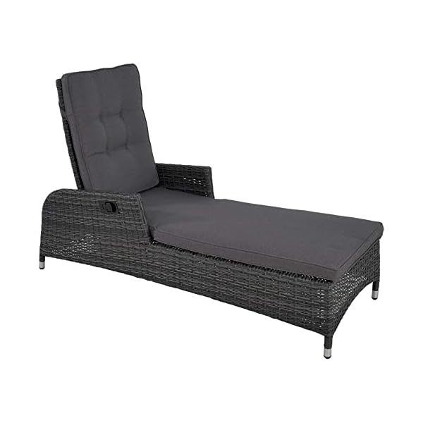 Lesli Living Gartenliege Soho Forte Anthrazit