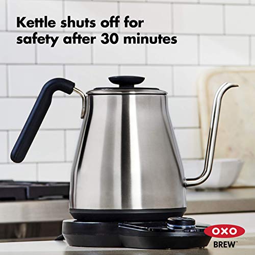 Product Image 4: OXO Adjustable Temperature Kettle, 2.3, Silver