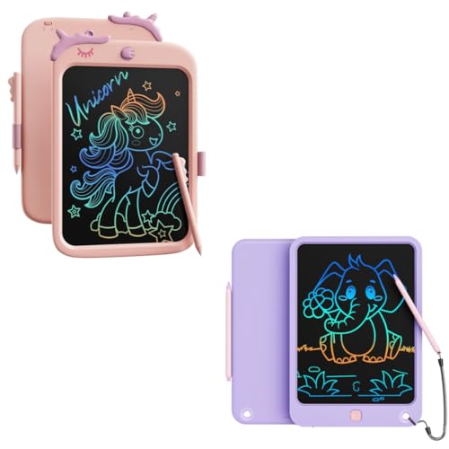 Tablet de Escritura LCD 10 Pulgadas para Niños y Niñas (Rosa)