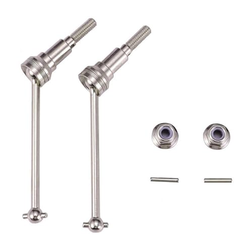 HAIBOXING - Metall-CVD-Wellen für 1/16 1/14 16889 16890A 2105Zubehör Ersatz Komplett 2 Stück M16105(Front)