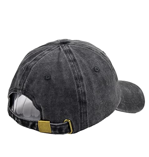 Image of Papa Leather Patch Hat, Dad Hats for Men, Adjustable Daddy Wash Cotton Birthday Baseball Cap