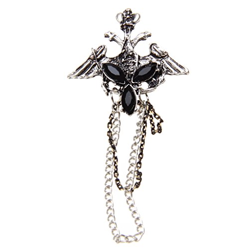 Generic Lucite Tassel Broche Asa Alfinete de Acessórios Masculinos