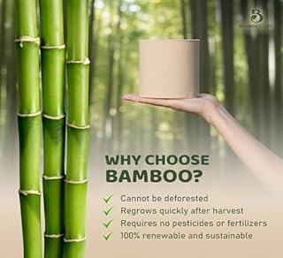 Bamboo Story, Bamboo Toilet Paper Unbleached, 12 Rolls, 3 Ply and 300 Sheets Bamboo Toilet Tissue - FSC Certified, Biodegradable, Chemical Free, Plastic Free, BPA Free, Septic Safe Toilet Paper