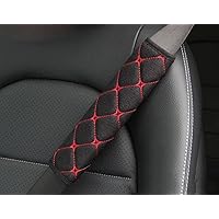 zipelo 2 stuks autogordelhoes, zachte schouderriemhoezen, harnaspads, veiligheidsleer, veiligheidsgordel, comfort rijkussen, bescherm je nek en schouder, universeel voor auto, vrachtwagen, SUV (beige