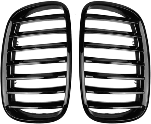 Grille de phares antibrouillard calandres avant look Single Slat pour voyage en BMW X5 X6