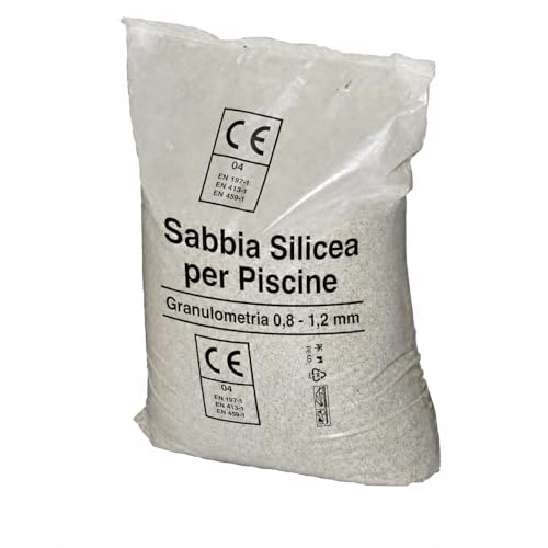 PISCINA SABBIA SILICA N.20 KG 25
