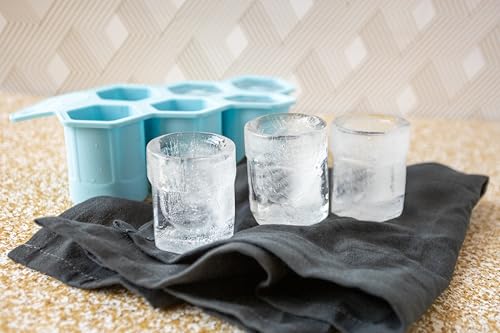 Outset Hexagon Silicone Ice Shot Mold, 6 Glass Capacity by Outset - Image 5