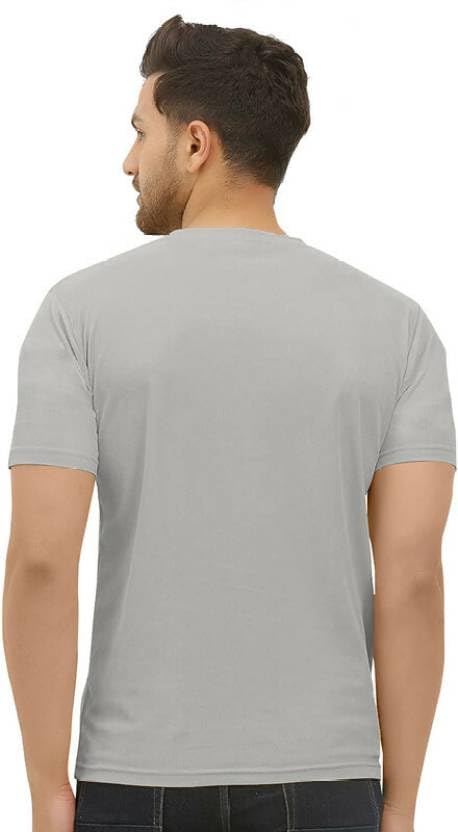 Image of Pack of 2 Men Tshirt, Half Sleeves, Round Neck, Fabric Polyester, 11 Line Theme, Light Weight, Comfortable T-Shirt for Men
