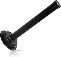 Vista 8 de 1 tope de puerta de 8 pulgadas, tapón de puerta largo autoadhesivo de acero inoxidable, amortiguador de sonido, tope de puerta de tornillo