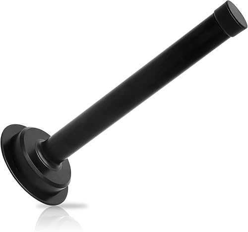 Miniatura 1 de 1 tope de puerta de 6 pulgadas, tapón de puerta largo autoadhesivo para puerta, tope de puerta de acero inoxidable con amortiguación de sonido, tope