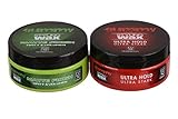 Cross de look: mate & Shine fonex Gummy Styling Wax Matte Finish 150 ml – Ultra Hold 150 ml Cross de Look  Cera Cabello, pelo Wax para hombres  Hair Wax Men para & corta pelo largo