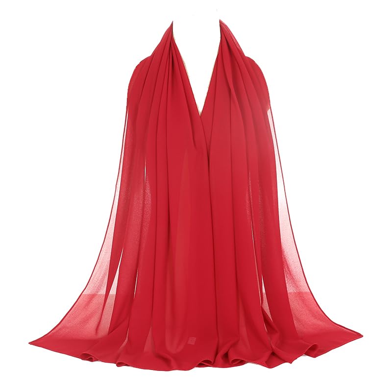 Lightweight-Chiffon-Scarf for Womens Long-Shawls-Wraps Spring-Summer-Sunscreen-Scarves Wrap Neck Headscarf(70