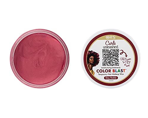 Curls Unleashed Color Blast Hair Wax, Temporary Curl Defining Wax, Stay Reddy, (6.0 Oz) #TOP1
