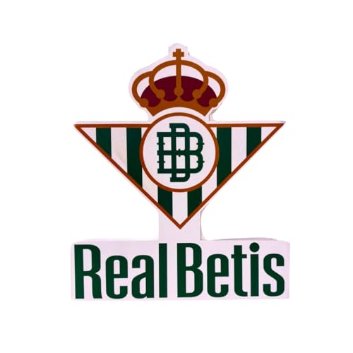 FIESTORA, Figura para Cumpleaños Infantil Betis, Decoración Fiesta de Cumpleaños de Futbol, Ideal para los Fans del Real Betis Balonpie con Pasión Verdiblanca, 1 Unidad
