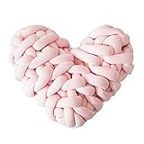 Vielseitig einsetzbar.Das Knotenkissen kann auf dem Sofa, auf Autositzen, Bänken, dem Balkon oder Betten verwendet werden. Mit diesem süßen Kissen werten Sie Ihr Zuhause auf. Kann ebenfalls als Kinderspielzeug oder zum Spielen mit Puppen verwendet werden.