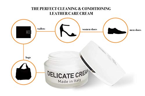 Valentino Garemi Luxury Leather Care Kit – Ultimate Gift Set to Clean Condition Delicate Fine Designer Name Leathers of Shoes Purse Handbags Belts Gloves Clothes (Brown Case)