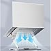 Laptop Stand, 360 Degree Rotating Foldable Aluminum Laptop Stand, Ergonomic, 6-Position Adjustable, Lightweight, Non-Slip, Easy to Dissipate Heat, Compatible with All 10-16 Inch Laptops (Silver)