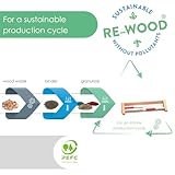 WISSNER 80200.3 Rake Frame 20 Space 24 x 4.5 x 6 cm, Red and White - Image 8